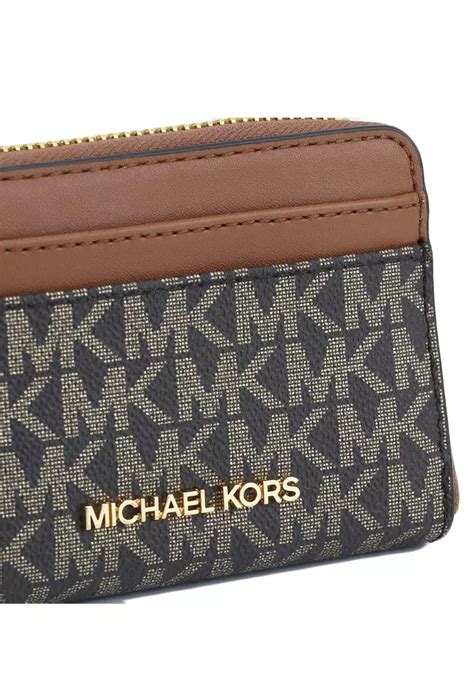 michael kors jet set travel medium zip around card case|michael kors jet.